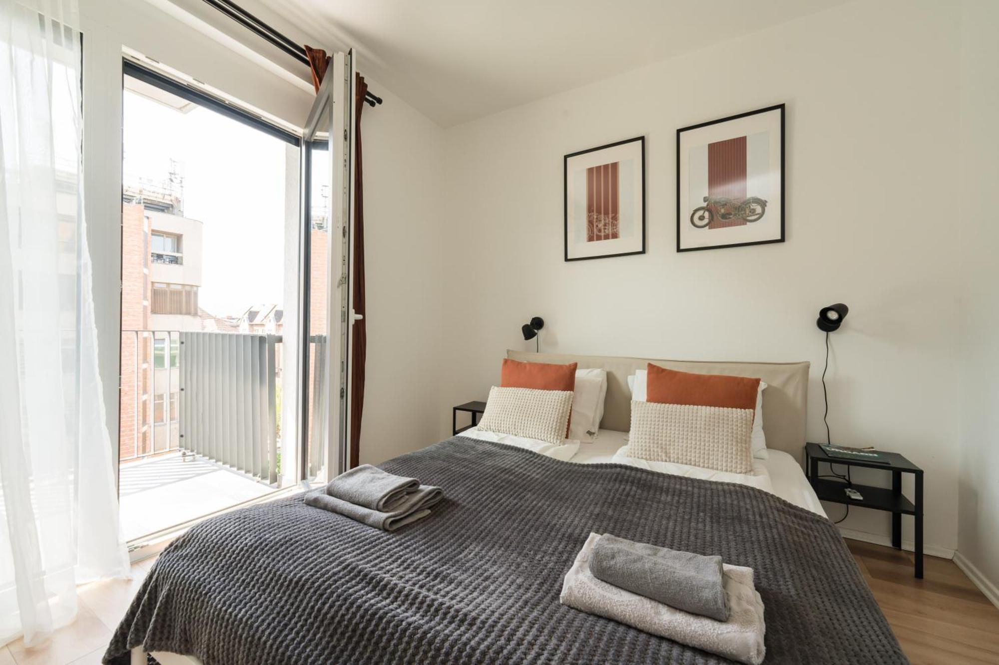 Brand New Modern Apartment-2 Rooms-Balcony-Garage Budapest Esterno foto