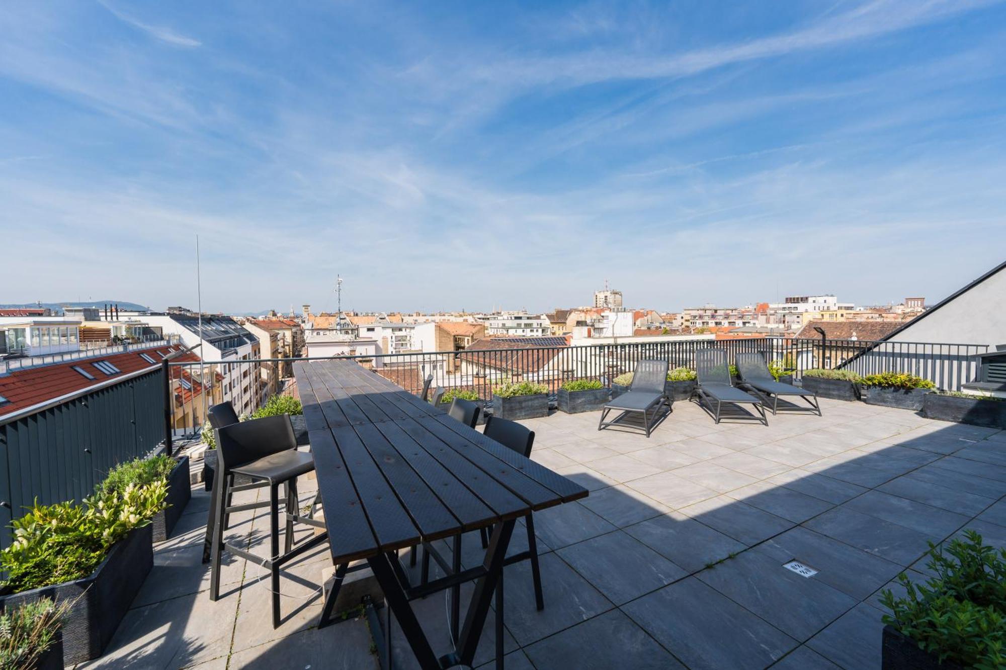 Brand New Modern Apartment-2 Rooms-Balcony-Garage Budapest Esterno foto