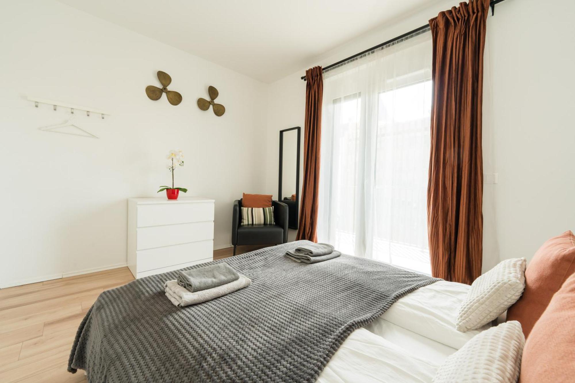 Brand New Modern Apartment-2 Rooms-Balcony-Garage Budapest Esterno foto